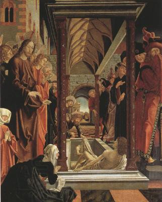 PACHER, Michael The Resurrection of Lazarus.From the St Wolfgang Altar (mk08)
